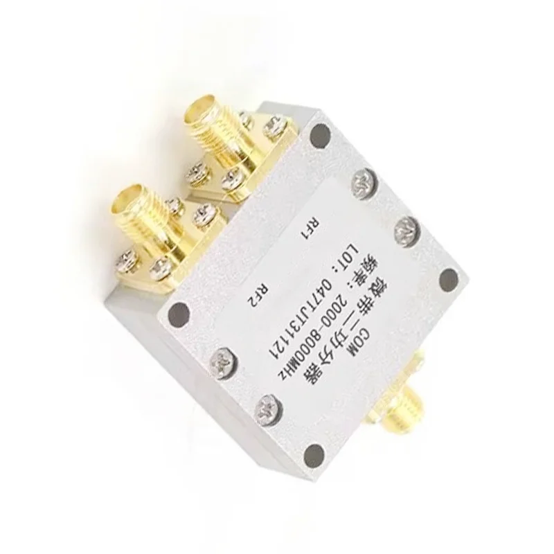 B92B-SMA Power Divider 2-8GHZ RF Microstrip Splitters N-Type Power Amplifier 2000-8000Mhz RF Combiner