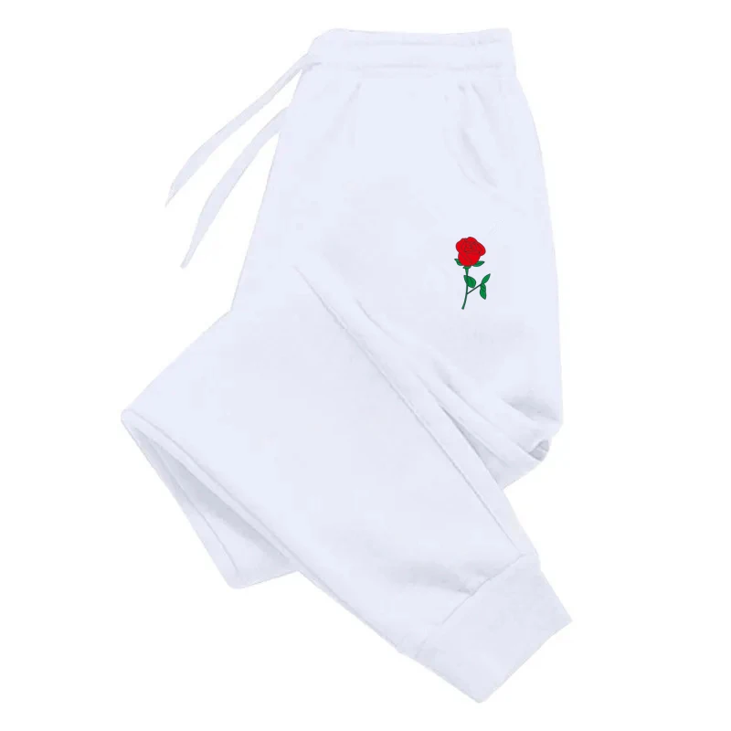 2025 سراويل رياضية نسائية جميلة مطبوعة بالزهور سراويل فضفاضة غير رسمية على الموضة سراويل رياضية للركض والعرق للرجال تخفيضات كبيرة في الشارع #2