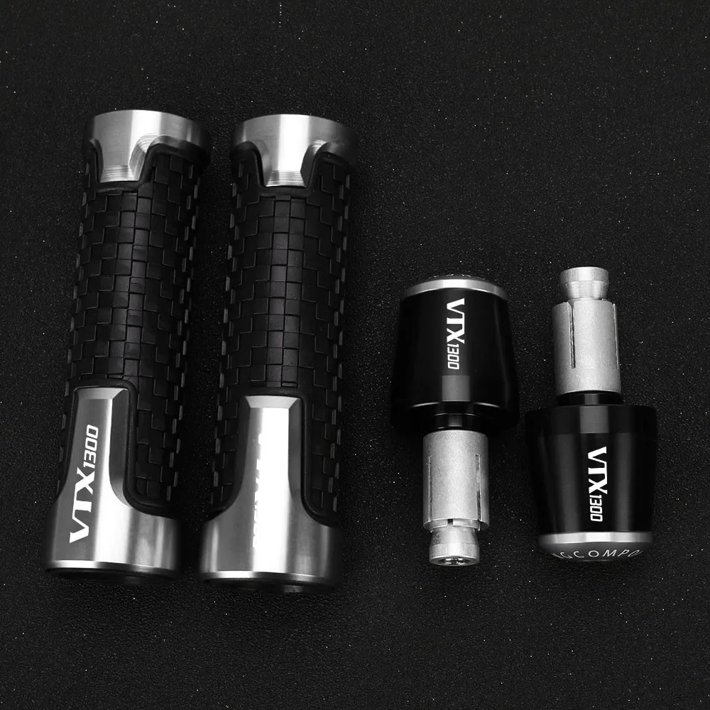 

7/8" 22MM Handlebar Grips FOR HONDA VTX1300C VTX1300 C VTX vtx1300c C 2004 2005 Motorcycle Accessories Handle Bar Cap End Plugs