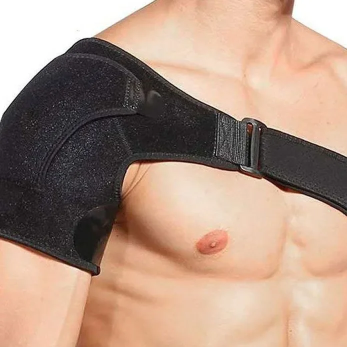 Shoulder Support with Pressure Pad, Adjustable Shoulder Brace for Torn Rotator Cuff, Tendonitis, Dislocation, AC Joint, Bursitis