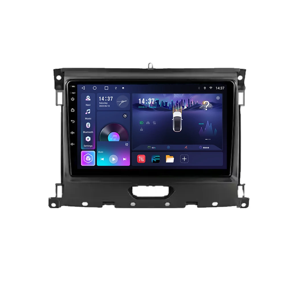 Автомобильный DVD GPS для Ford ranger (2015-2022), автомобильное радио, мультимедийный видеоплеер, навигация, стерео, GPS, Android 10, 2din