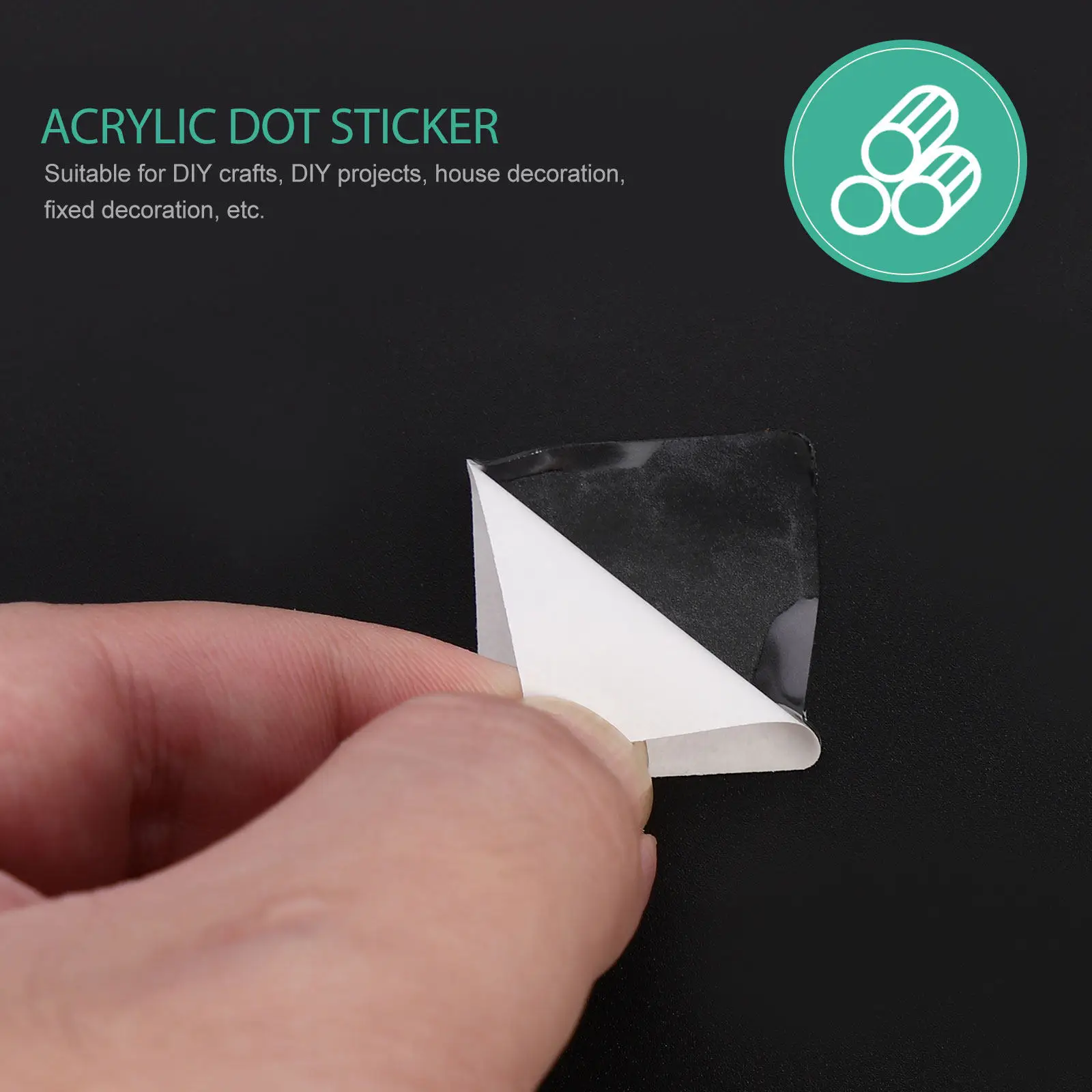 

1Set Acrylic Double Sided Tape Double Stick Tape Round Square Sticky Dots Removable Adhesive Stickers DIY Crafts Fixing Wall