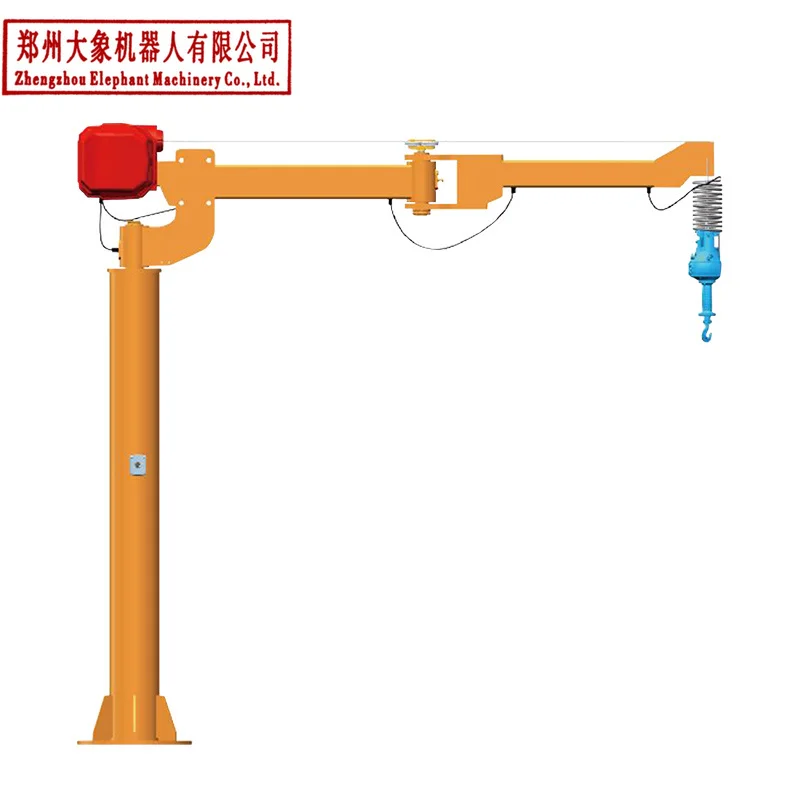 Customized CE Certification 360 Degree Swivel Electric Hoist Intelligent Folding Crane Jib Crane 1ton 3ton Factory Price For Mac