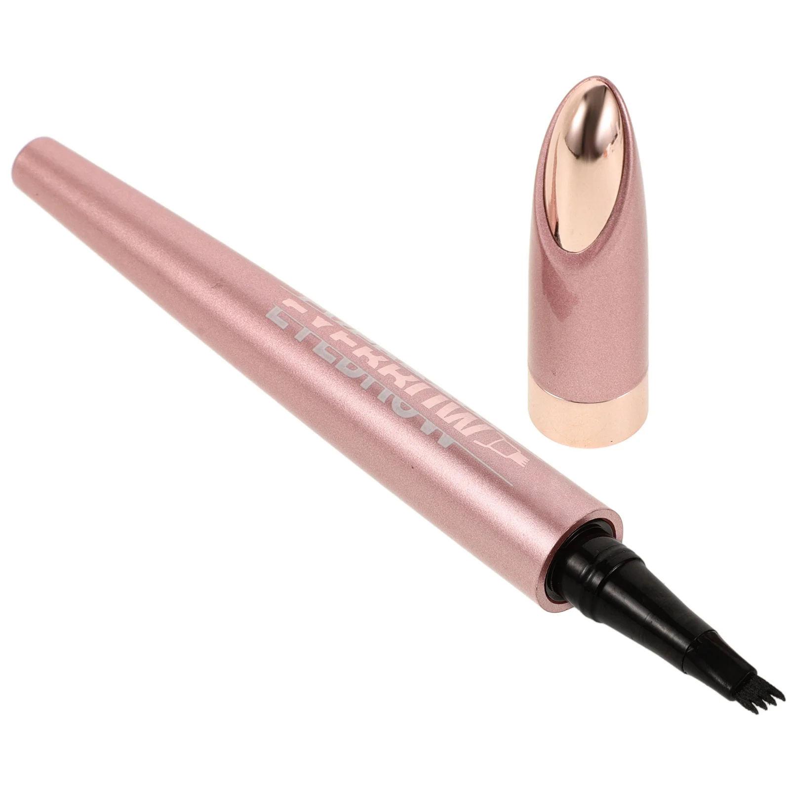 Rose Gold Four Forked Liquid Eyebrow Pencil Waterproof Smudgeproof Precision 4 Tip Microblade Brow Pen Tattoo Makeup Pen