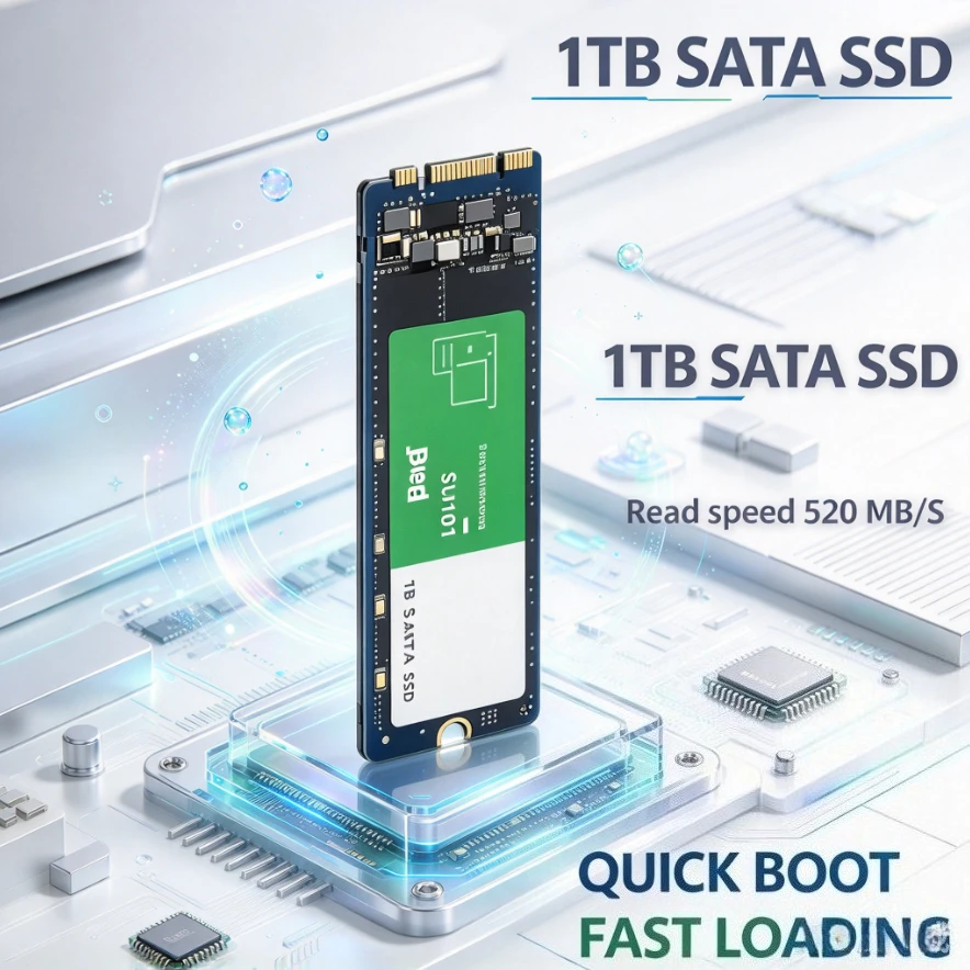 [Brand+] M.2 2280 SATA SSD High Speed Internal Solid State Drive Large Capacity for Laptop Desktop Notebook PC