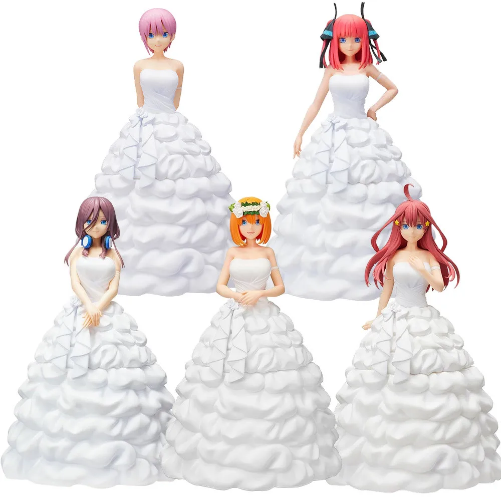 Anime The Quintessential Quintuplets abito da sposa modello Ichika Nino Toy Miku Gift Yotsuba Collection Itsuki Action Figure