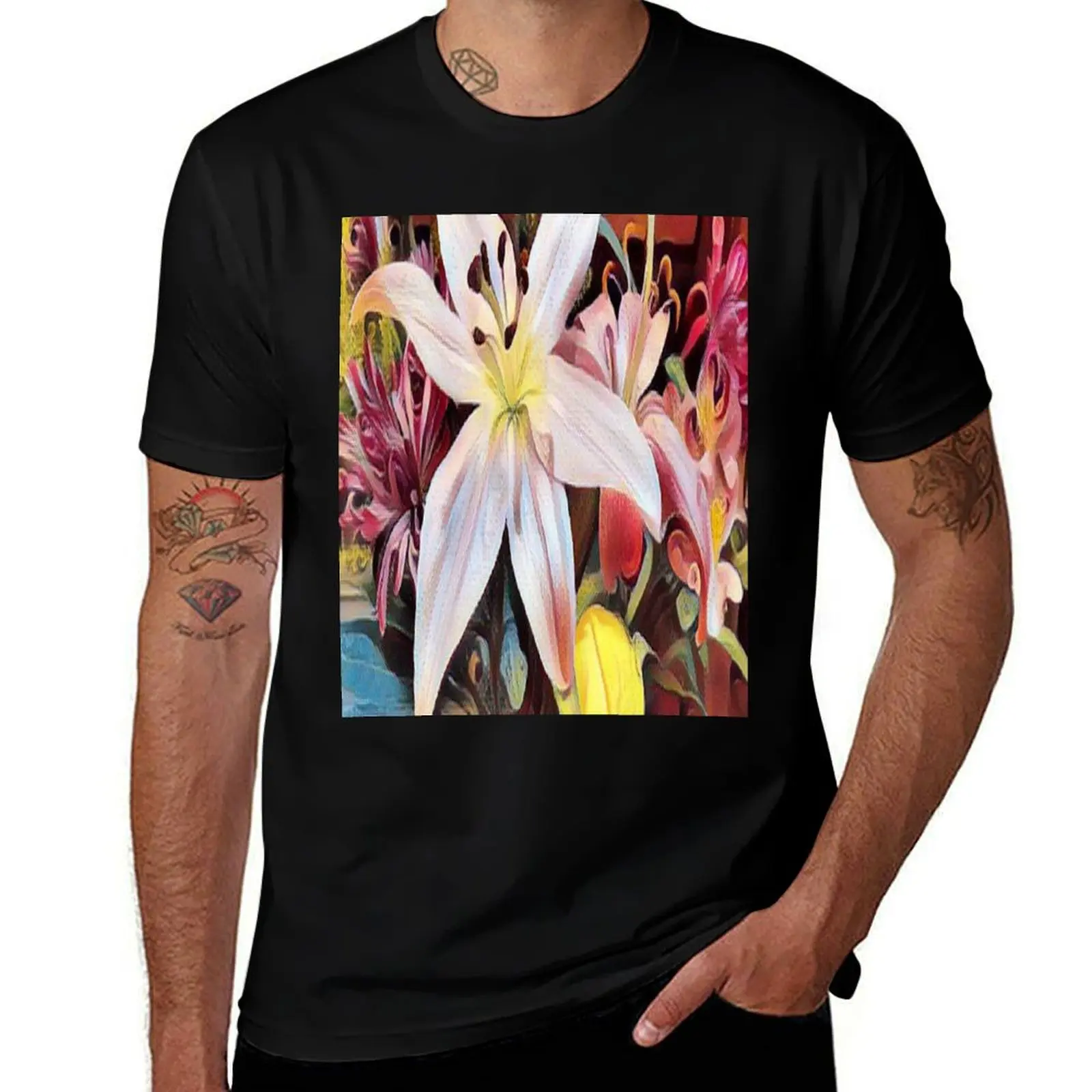 

Lilly T-Shirt t shirt man designer man graphic t shirt men t shirt cotton 100% T-shirt