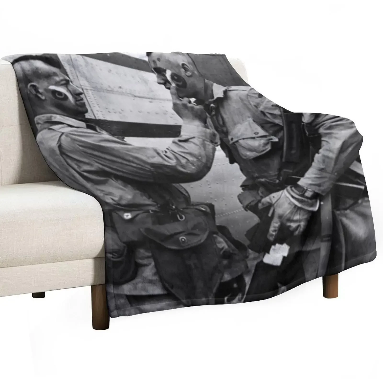 Filthy 13 warpaint D-Day WW2 Throw Blanket Giant Sofa Kid'S Picnic Blankets