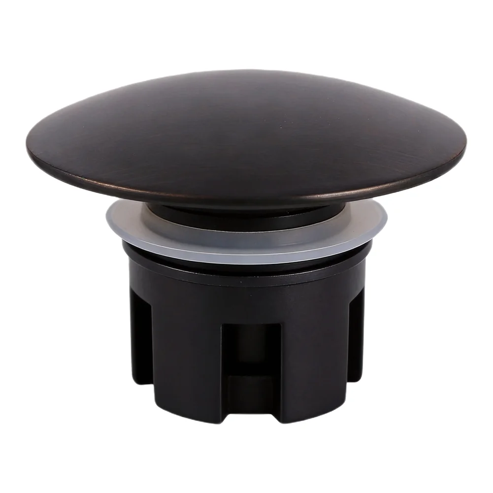 Basin Waste Fitting for Bathroom Sink Featuring Push Button Activation and Compatibility with 66mm Drain Holes