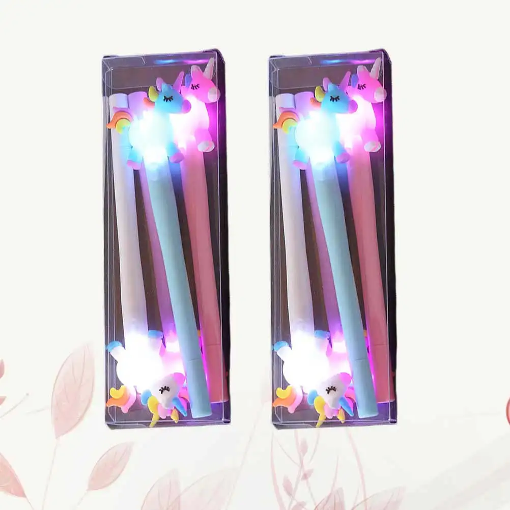 

Светодиодные ручки-мультяшки: светящиеся забавные ручки для костюмированных вечеринок, набор для детей, для вечеринок в стиле лошадей, долговечные, уникальные рождественские подарки