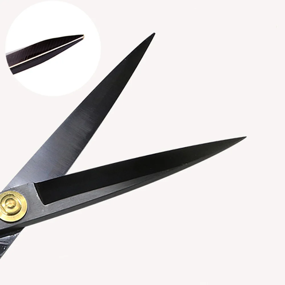 

1Pair Tailor Scissors Metal Dressmaking Scissors Lightweight Comfortable Handle for Sewing Fabric Cutting Black 10inch