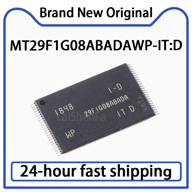 1-5PCS MT29F1G08ABADAWP-IT: D TSOP-48 1Gb NAND Flash Memory Storage Chip Original Stock