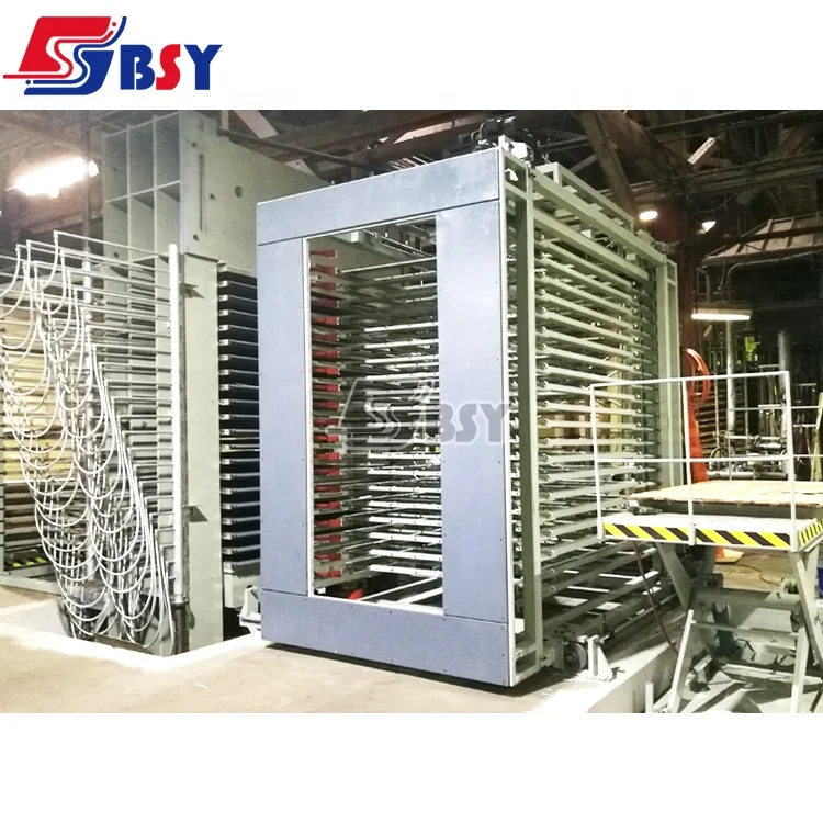 Pressa a caldo da 800 t e 20 strati per la produzione di compensati