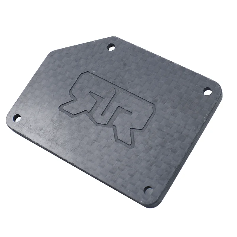 Conjunto de módulo eletrônico de fibra de carbono, capa para 1/7 1/8 arrma typhon kraton mojave talionbig rock, peças de atualização de caminhão e carro