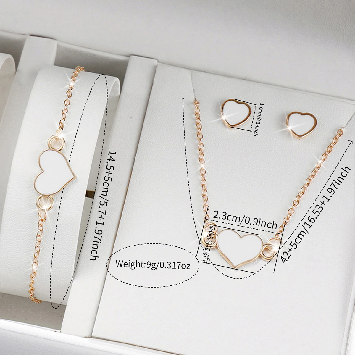 5 قطعة/المجموعة الأزياء مطاطا حزام المرأة ساعة اليد بسيطة العربية الهاتفي ساعات كوارتز القلب طقم مجوهرات Reloj Mujer (بدون صندوق)