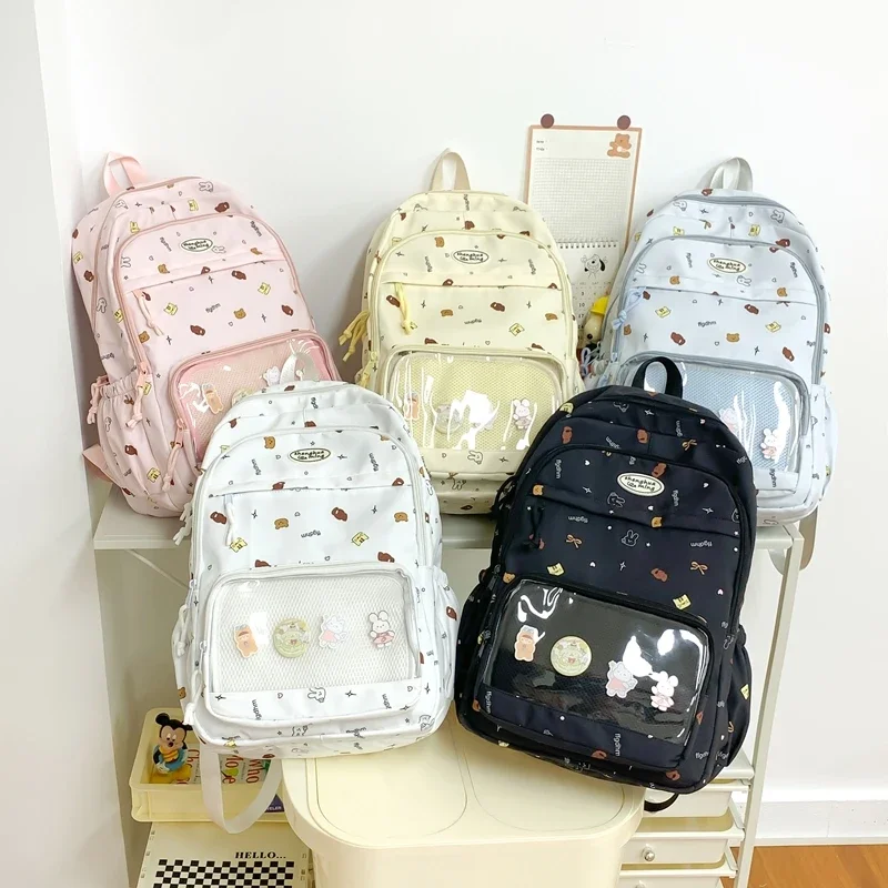 High Looks Instagram Style Girls' Backpack,High School and Junior High School Students' Large Capacity Backpack,Bolsos De Moda