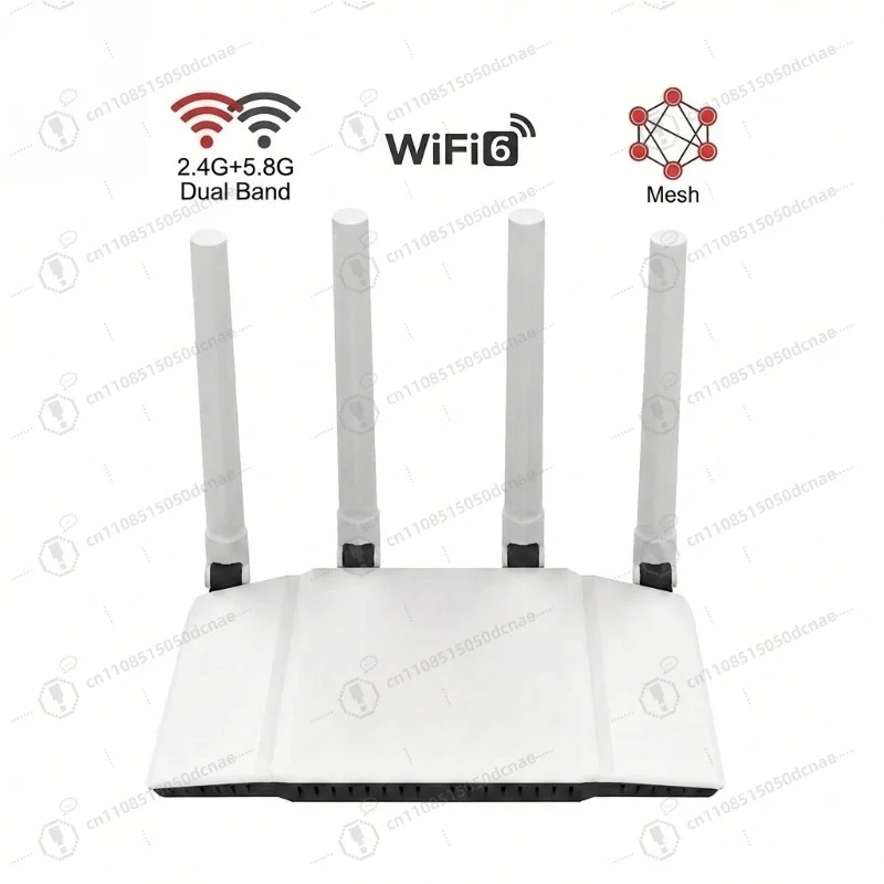 AX1800 WiFi6 Mesh Router Dual Band 4G 5G LTE CPE Unlocked SIM Card Wireless Modem for Whole Home Office Coverage