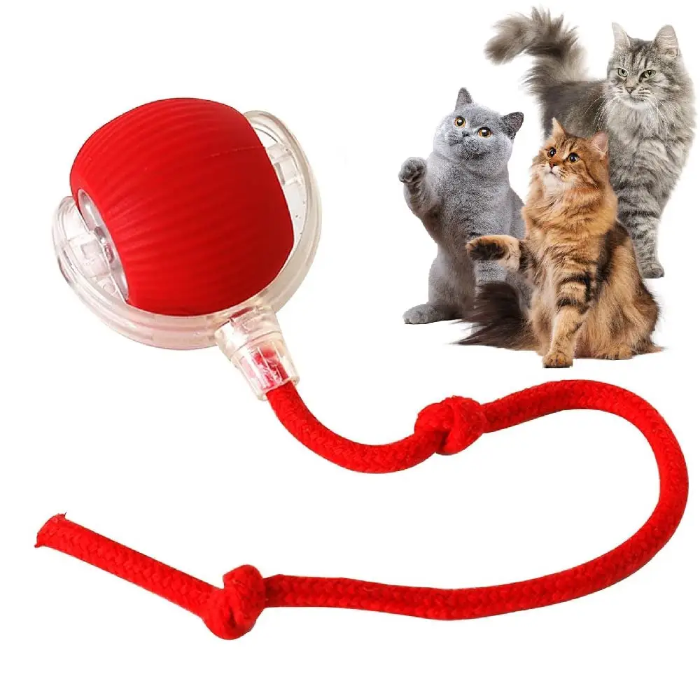 Interactive Cat Toy Ball, Auto Rolling Ball, Suitable for Indoor Cats To Roll Quickly on The Carpet, Rechargeable