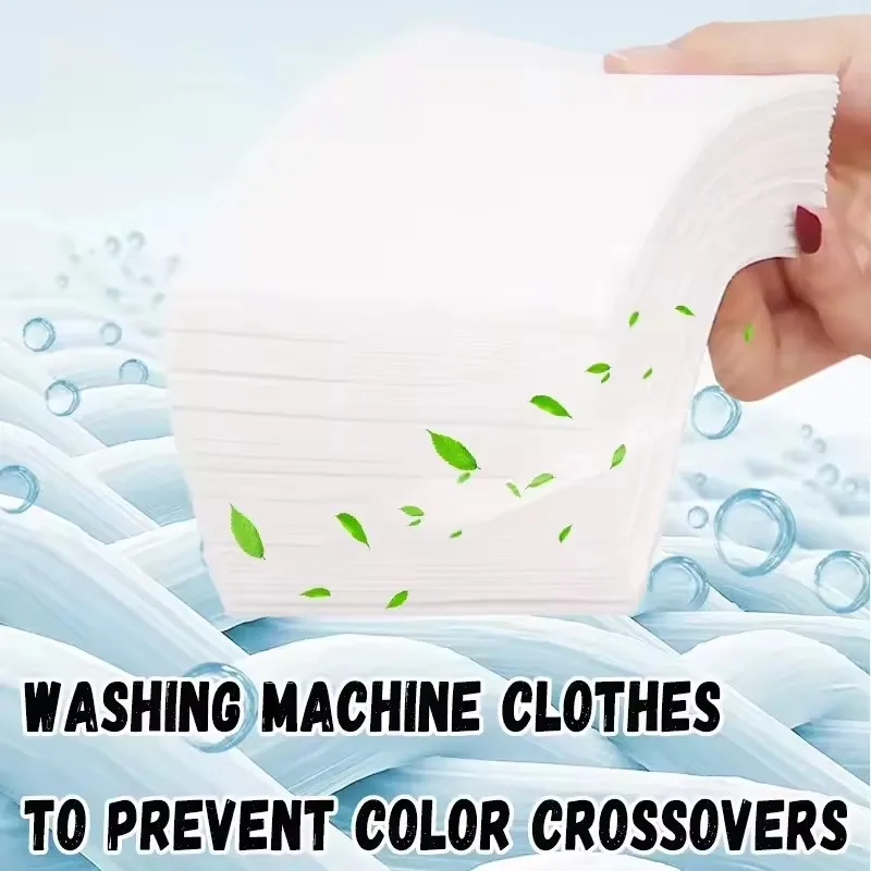 50pcs Color Dye-Resistant Cloth for Laundry，No Chemical Composition，Mixed Laundry Anti-Penetration and Fade Protection Universal