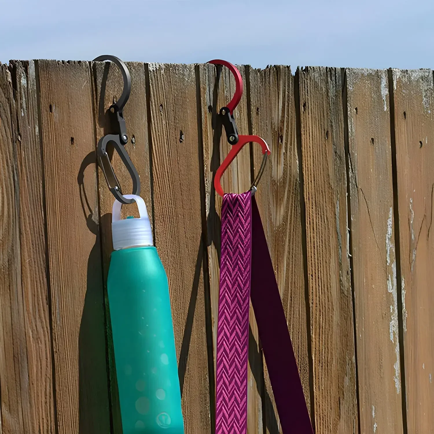 جديد 1/2 قطعة سبائك الألومنيوم متعددة الوظائف D-نوع فائدة السنانير للتدوير سريعة معلقة حلقة تسلق كليب للتخييم #3