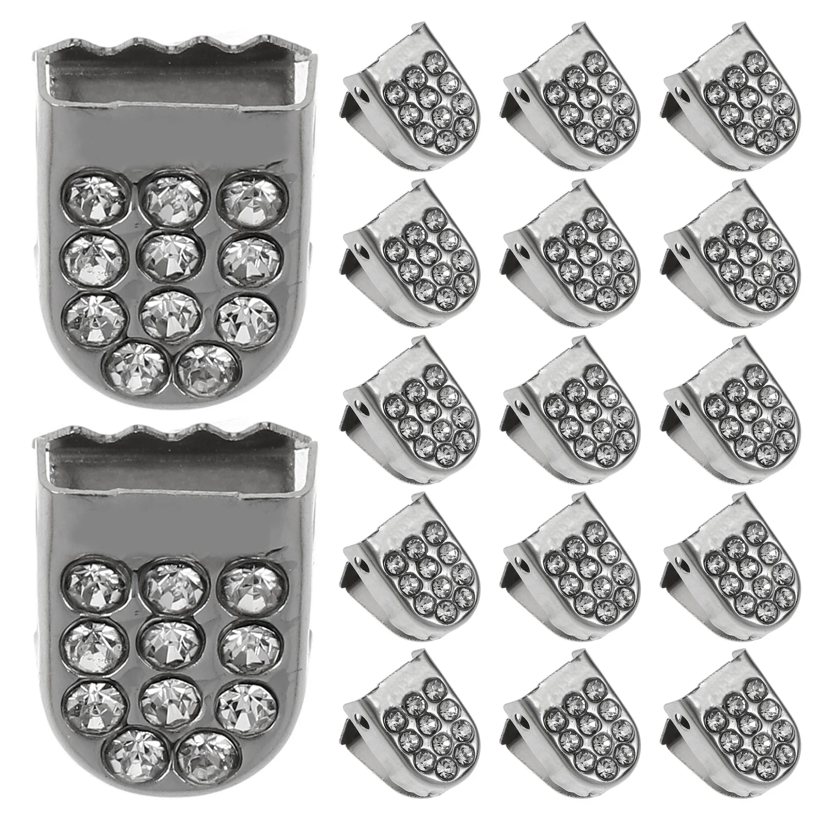 

40 Pcs Shoelace Buckle Accessories Replacement Stainless Steel Fastener for Kids Easy Shoe Lace Parts Reusable