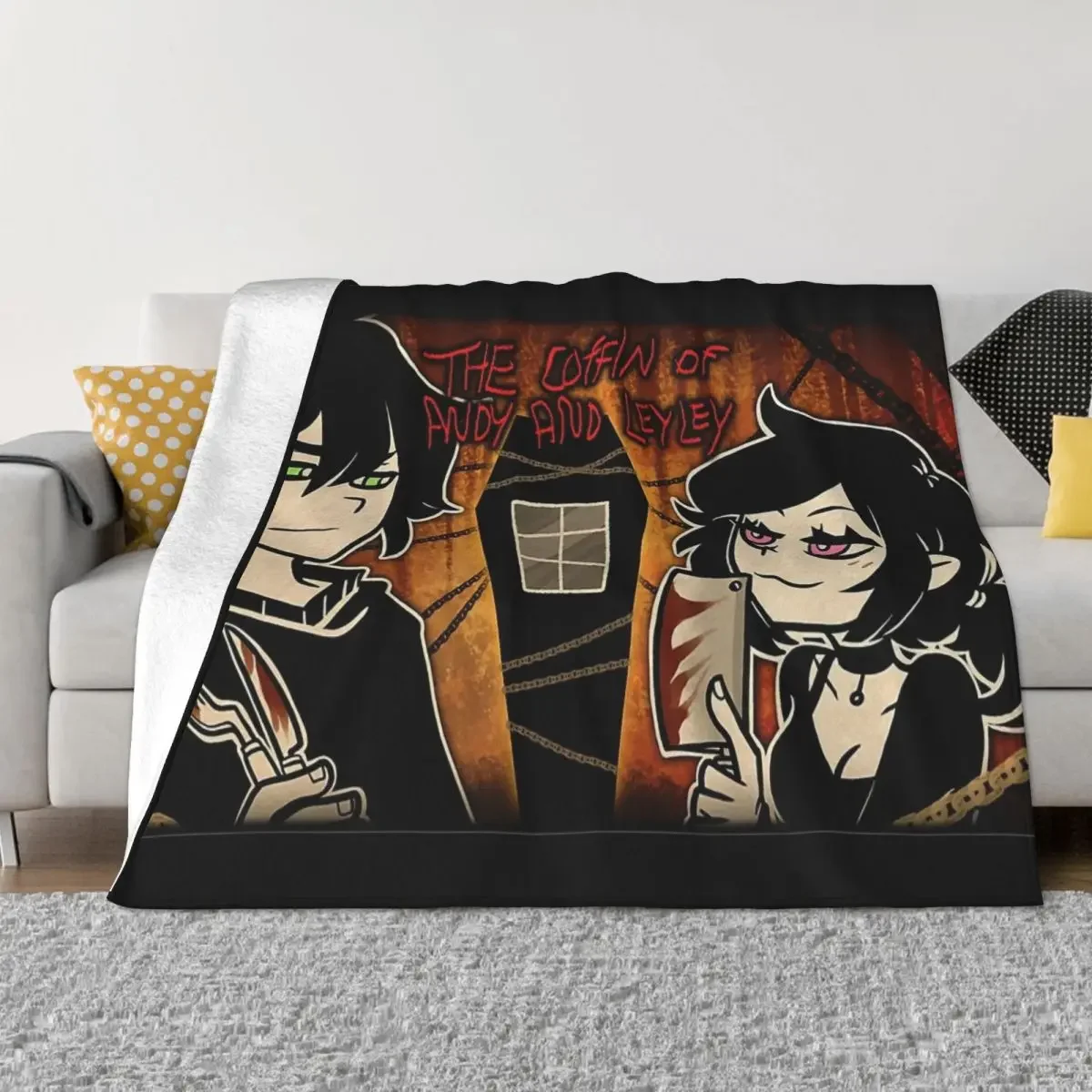 The Coffin Of Andy And Leyley Art Blankets Flannel Awesome Soft Throw Blanket for Coverlet Textile Decor