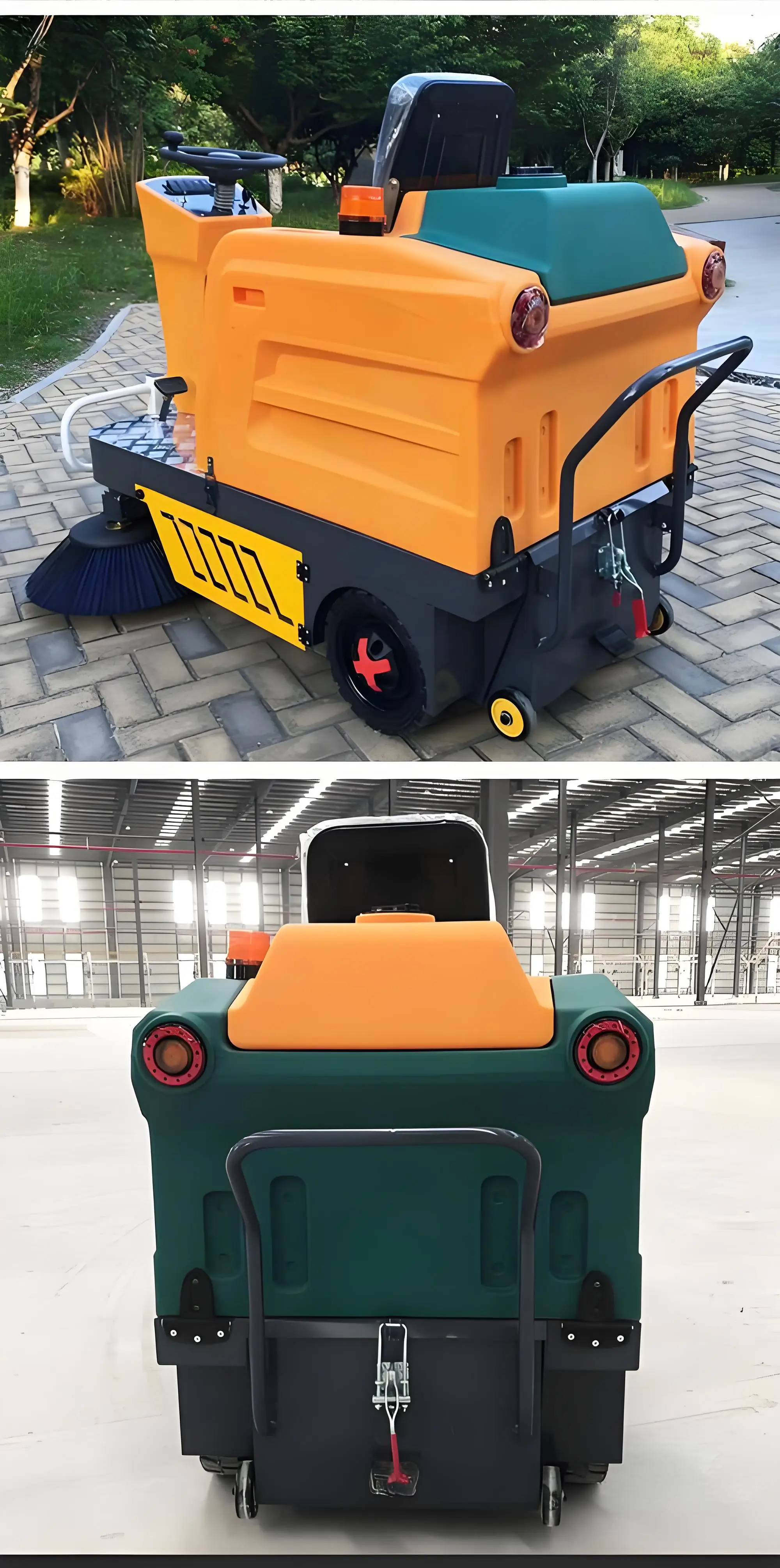 Hot Selling Large Driving Road Machine, Industrial Riding Floor Cleaning Machine1300mm