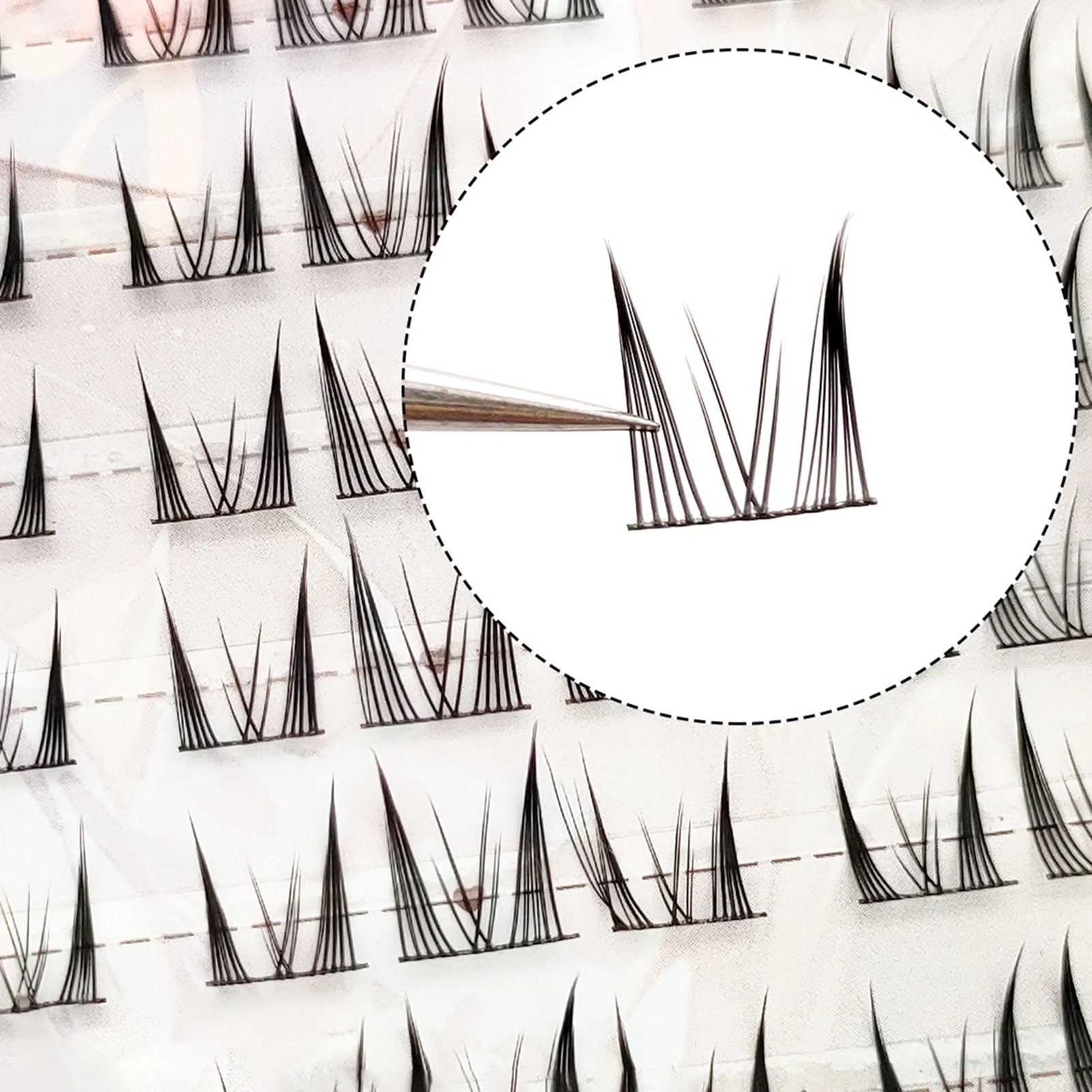Comic-langanhaltende künstliche Wimpern, angenehm zu tragen, flauschige künstliche Wimpern, perfekt für Augen-Make-up für Mädchen zum Ausgehen