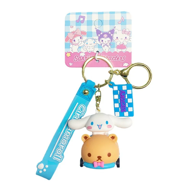 Gantungan Kunci Seri Mobil Sanrio Boneka Kartun My Melody Cinnamoroll Gantungan Kunci Mobil Tas Liontin Dekorasi Hadiah Gantungan Kunci Grosir