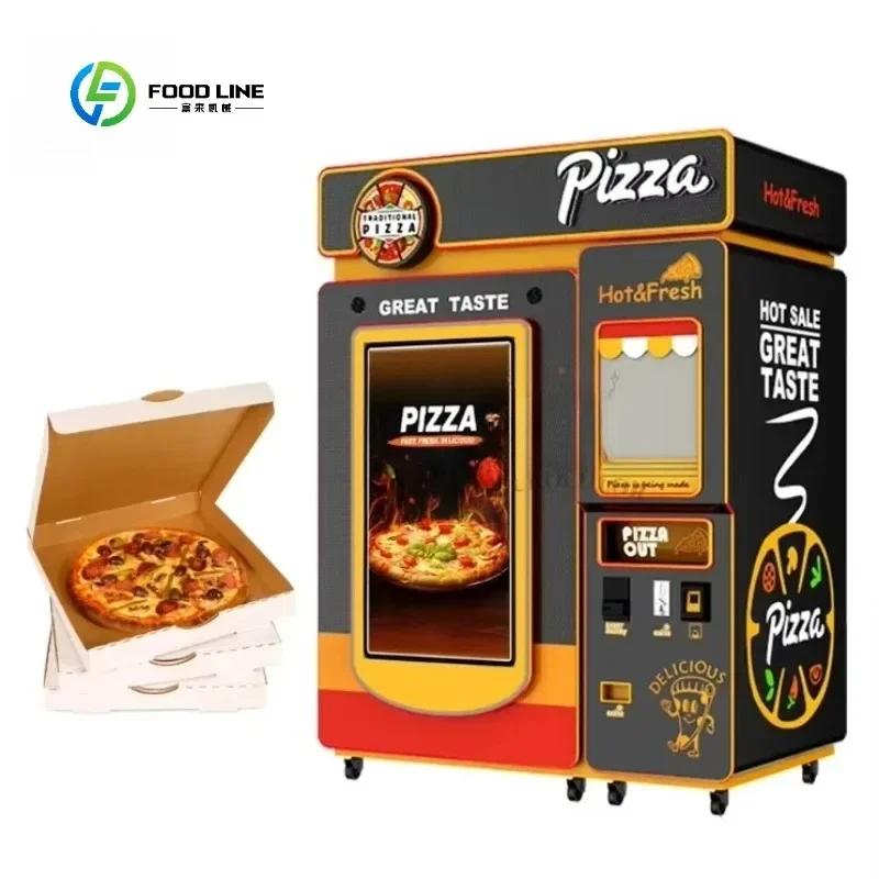 2026 New Hot Fast Food Pizza Vending Machine for Sale Hot-selling Self-Service Full Automatic Pizza Vending Machine Customized