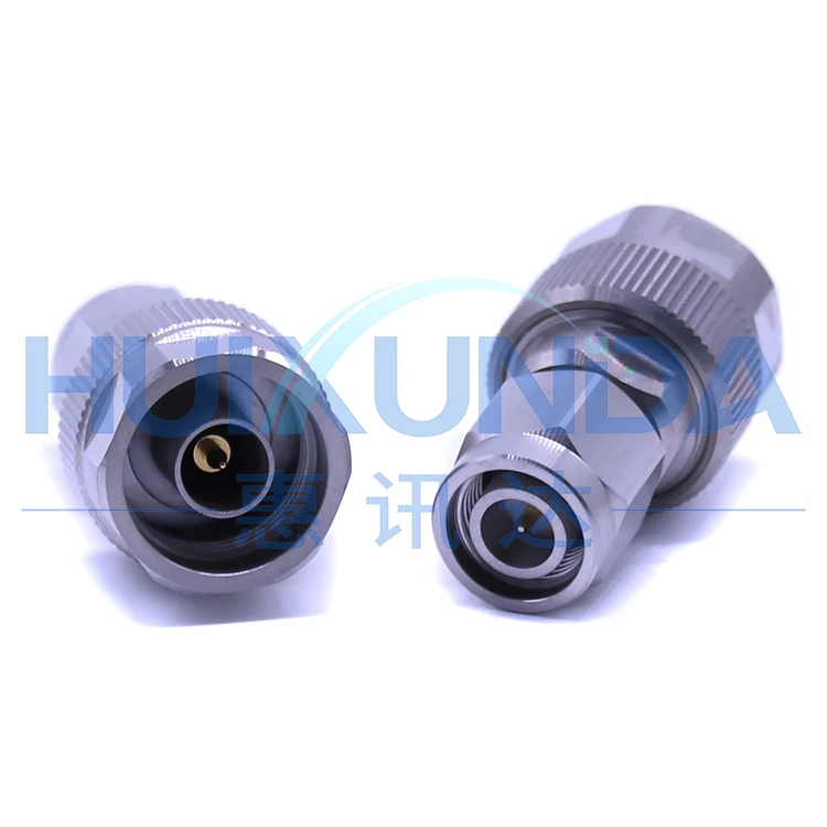 N/TNCA-JJG Precision Stainless Steel 18G High Frequency Test Adapter N Male to TNC Male Connector