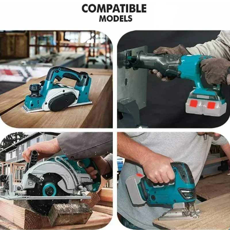 18V 16.0Ah 18650 lithium-ion tool battery, high current, high discharge suitable for replacing screwdrivers/drills in Makita