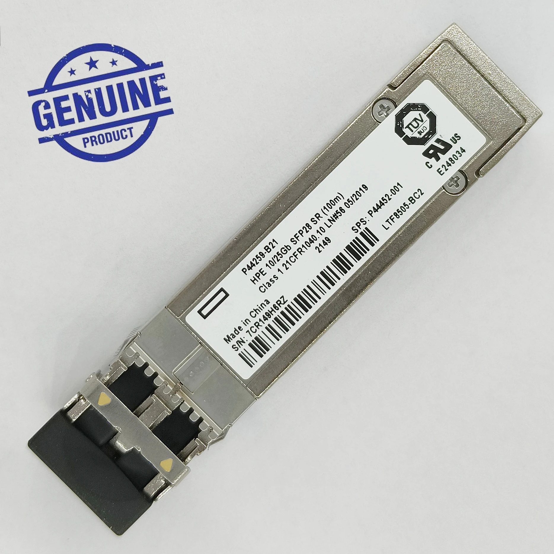 

New Genuine For HP P44259-B21 HPE Edgeline 10/25GB SFP28 SR 100M SPS P44452-001 LTF8505-BC2 Transceiver Optical Module