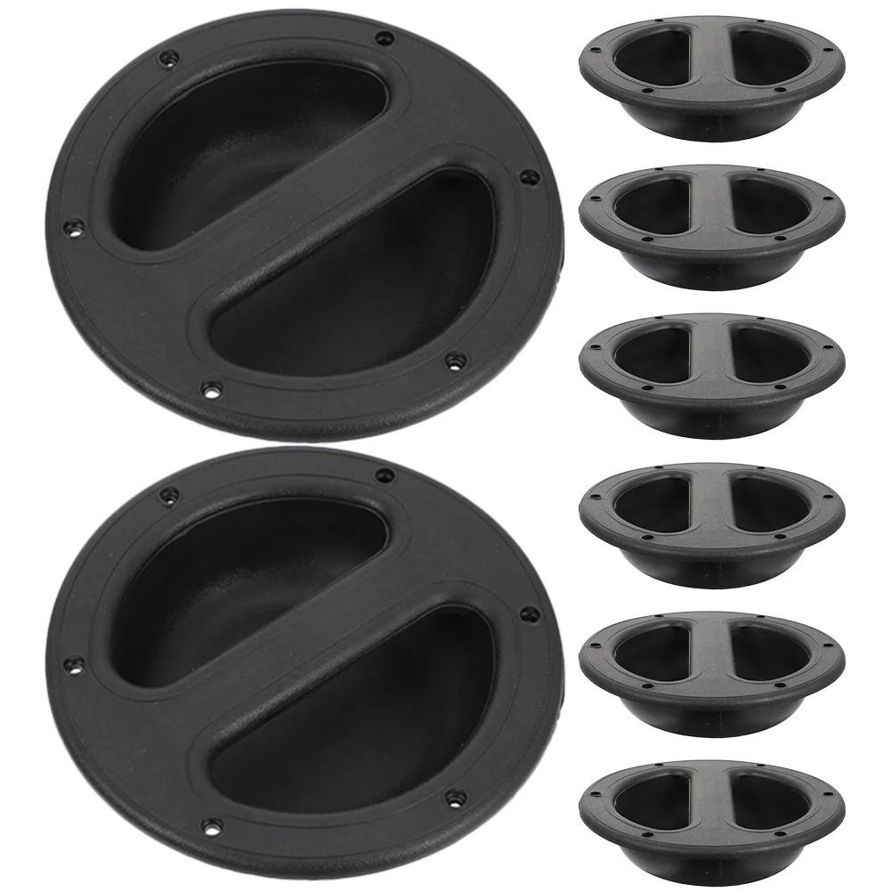 

8Pcs Recessed Handle for Speaker Cabinet Plastic Heavy Duty Loudspeaker Pulls Replacement Audio Equipment Accessories