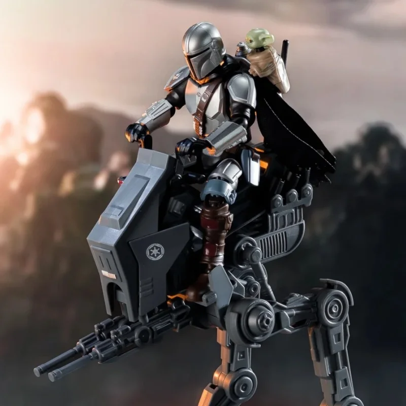 Blokees Star Wars Champion Class Mandalorian Grogu Lite Mecha Din Djarin Grogu Bo Katan Kryze Actionfigure Collect Toy Gift