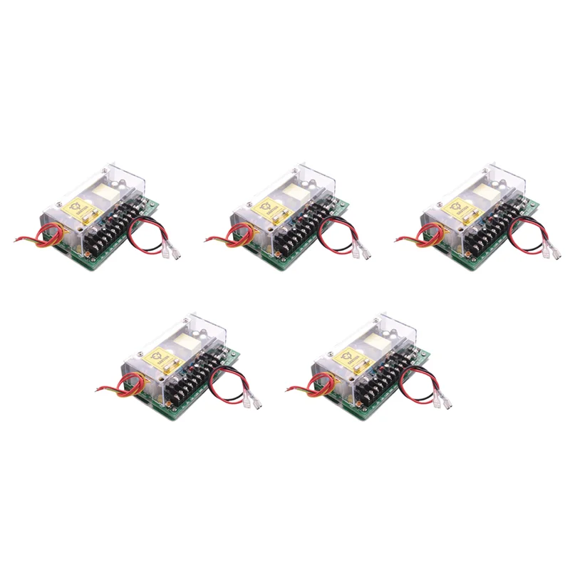 

Hot-5X DC 12V 5A UPS Fuction Door Access Control Power Supply Use For Access Control System Switch Remote Lock AC 110V-240V