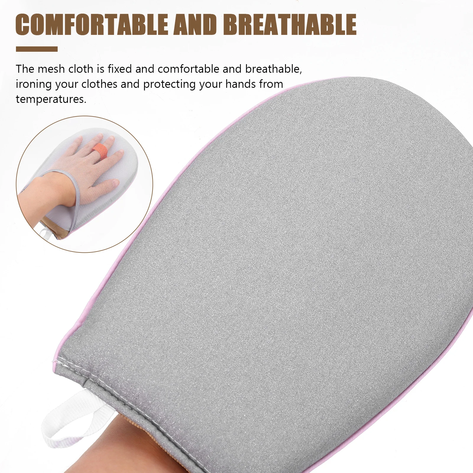 

Handheld Mini Ironing Pad Heat-resistant Mat Sponge Portable Travel Size Ironing Board Gloves Fabric Steamer Accessories