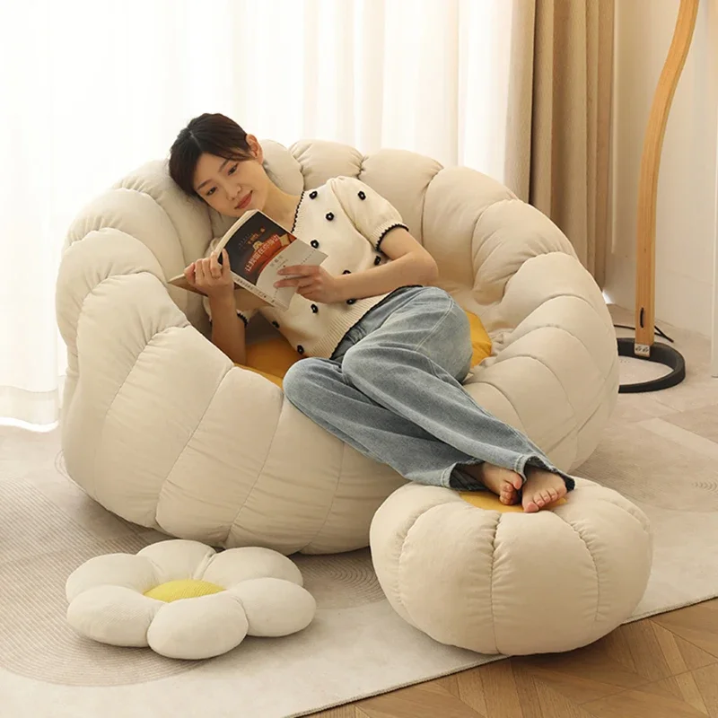 Gaming Bed Mini Couch Child Sofa Ground Chair Bag With Filler Chairs for Living Room Comfy Pouf Design Small Sofas Home Bedroom