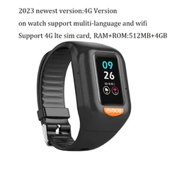 Waterproof  Elderly 4G Smart Watch Men Color Screen GPS Wifi Voice Talk SOS for Help Smart GPS Watch for the Elders