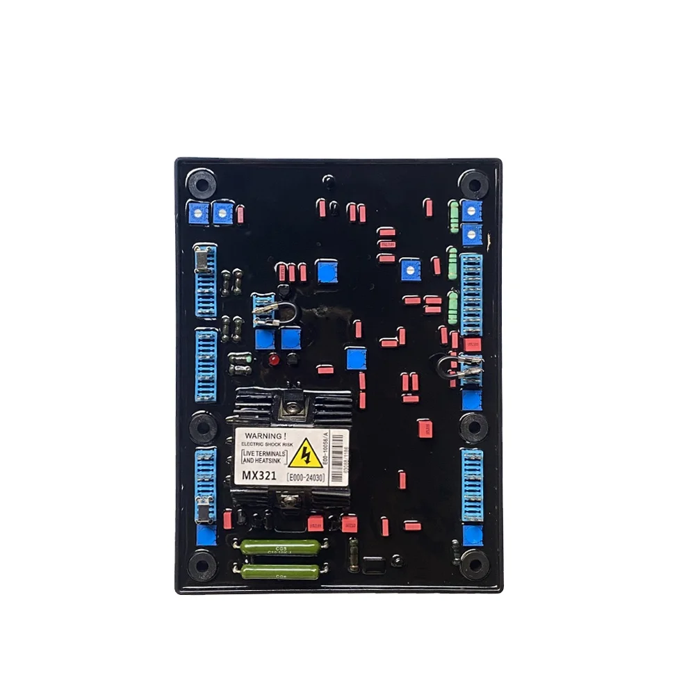 Generator mechanical parts AVR MX321A with red capacitor automatic stabilizer avr321A circuit diagram