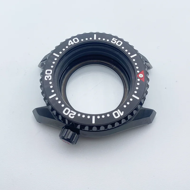 Boîtier de montre de plongée pour SeATM NH35 NH36 4R 7S, couvercle arrière transparent