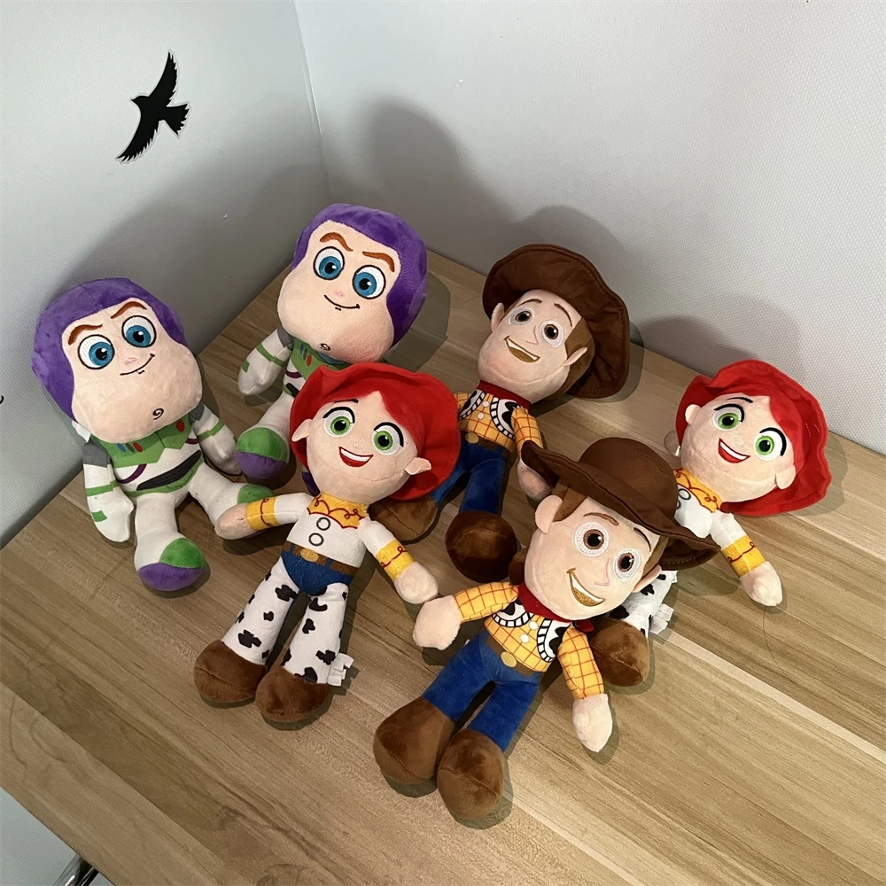 

Disney Cartoon Anime Buzz Lightyear Woody Plush Toy Cute Toy Story Jessie Stuffed Doll Lovely Decor Gifts For Girl