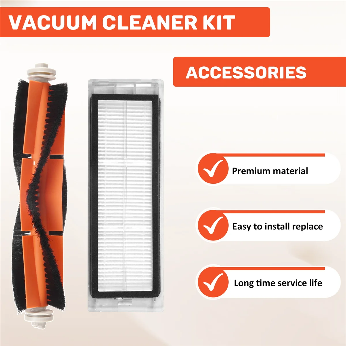 استبدال الفراغ الآلي ، قطع غيار ، ملحق لـ Xiaomi Roborock S50 ، S51 ، S55 ، S5 ، Xiaomi Mi Mijia ، E25 ، C10