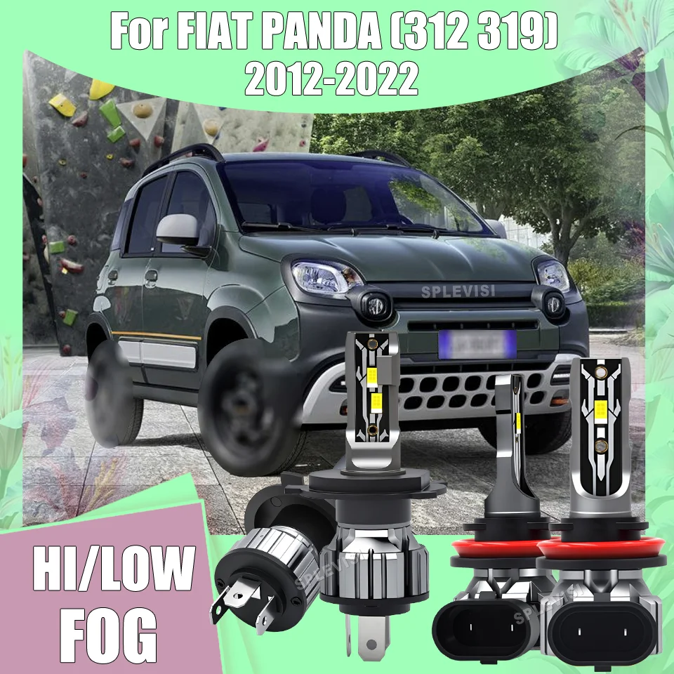 

Low-Voltage Operation H4 H11 Headlight Fog Light For FIAT PANDA (312 319) 2012 2013 2014 2015 2016 2017 2018 2019 2020 2021 2022