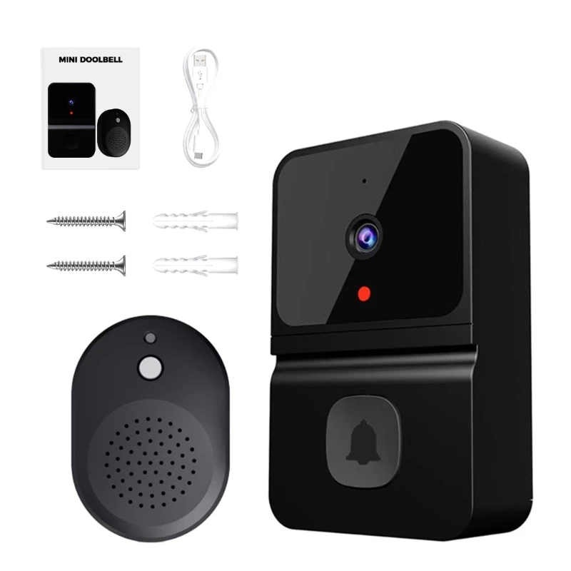 Video Door Bells with Camera Night Two Way Talk Cloud Storage Doorbell