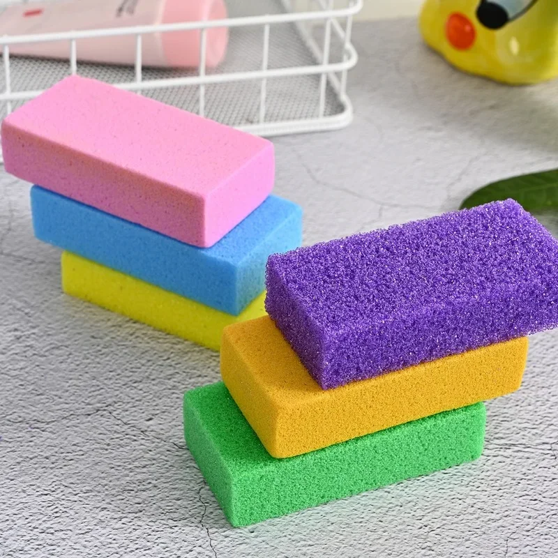 1pcs Pedicure Foot Pumice Stone Sponge Block Callus Remover Feet Hands Scrub Manicure Nail Foot Care Tool Purple