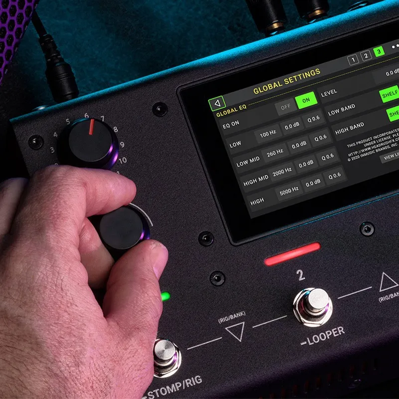 MX5 Electric Guitar Comprehensive Effects Acoustic Guitar Bass Effect Pre-stage Digital Analog Monolithic