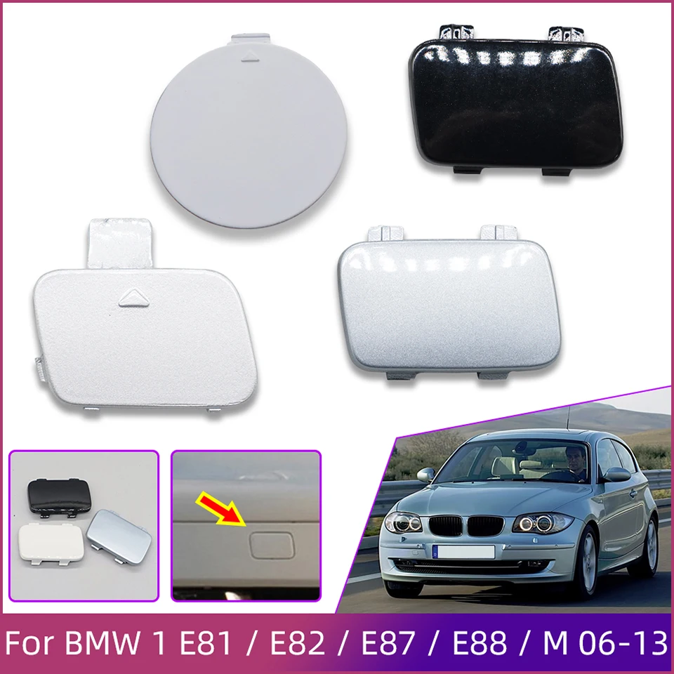 

Auto Parts Front Bumper Towing Hook Cover For BMW 1 E81 E82 E87 E88 M 2006-2013 #51117201202 51117837429 51117202079 51117892595