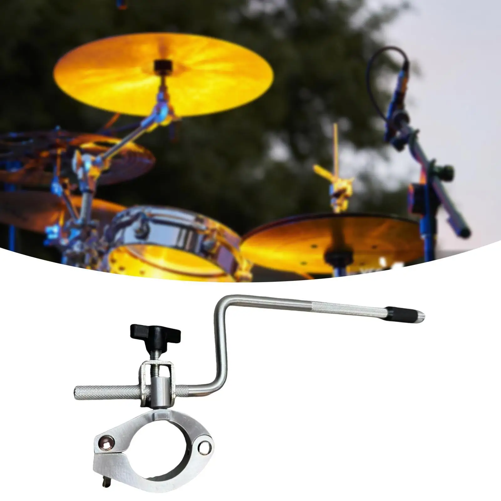 

Drum Microphone Mount Adjustable Tom Mount Bracket Rack Clamp Z Shape Rod Drum Frame Mounting Accessories Drum Set Mounting Rack