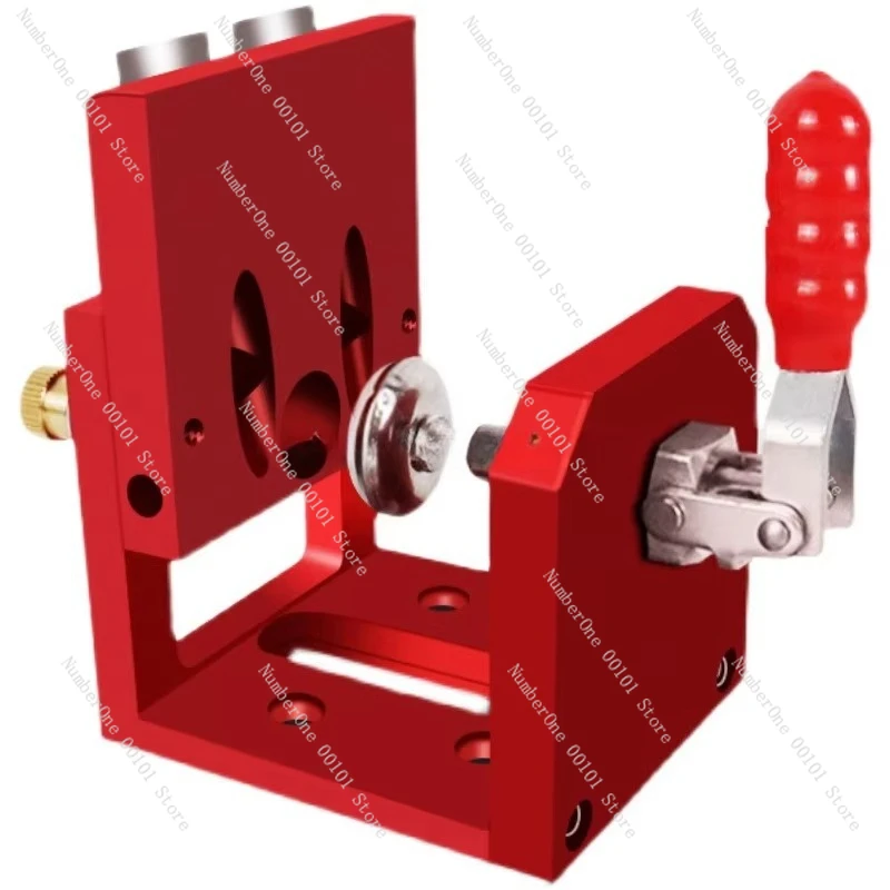 Adjustable Pocket Hole Clamp Kit Oblique Hole Drill Guide Positioner Woodworking Tools